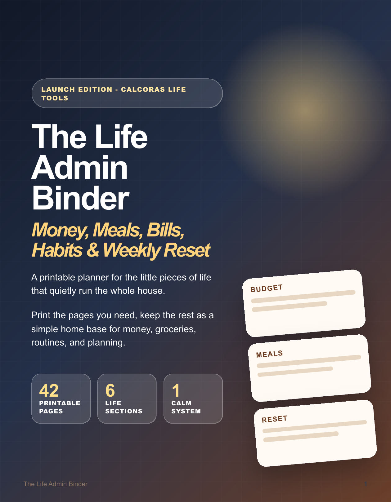 The Life Admin Binder cover preview